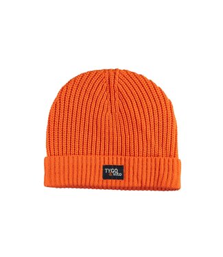 Tygo & Vito winter muts jongens - oranje - Morris