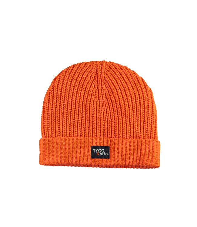 Tygo & Vito winter muts jongens - oranje - Morris