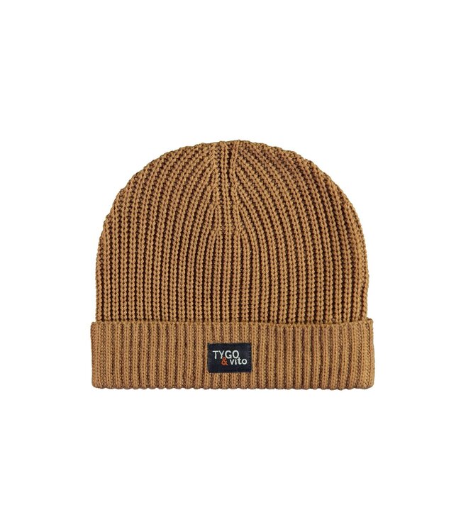 Tygo & Vito winter muts jongens - bruin - Morris
