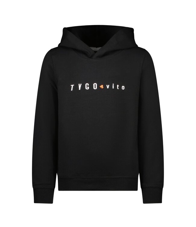Tygo & Vito winter hoodie jongens - zwart
