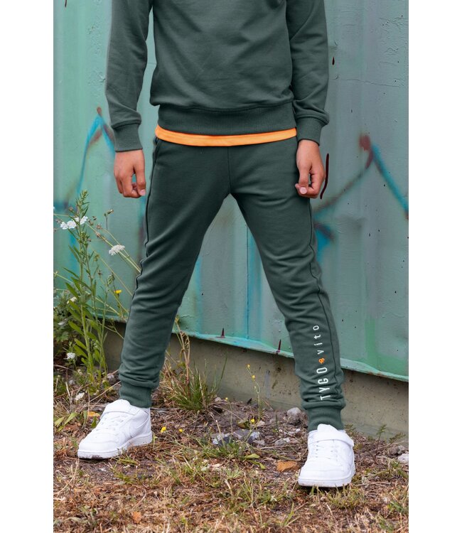 Tygo & Vito winter sweat broek jongens - groen