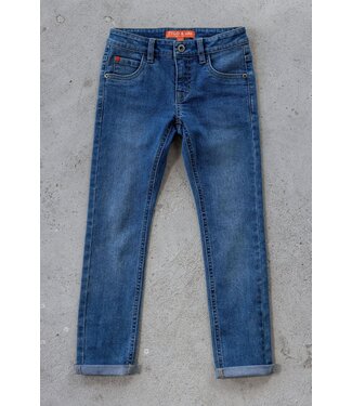 Tygo & Vito winter jeans broek jongens - blauw - slim fit Tygo & Vito winter jeans broek jongens - blauw - slim fit