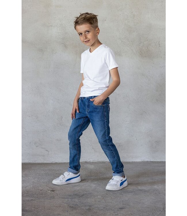 Tygo & Vito winter jeans broek jongens - blauw - slim fit