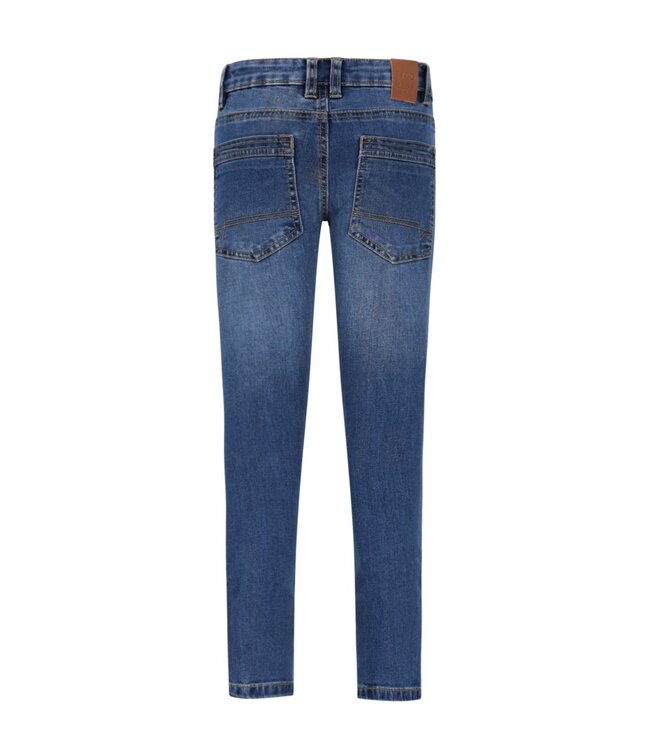 Tygo & Vito winter jeans broek jongens - medium blauw - skinny fit - stretch