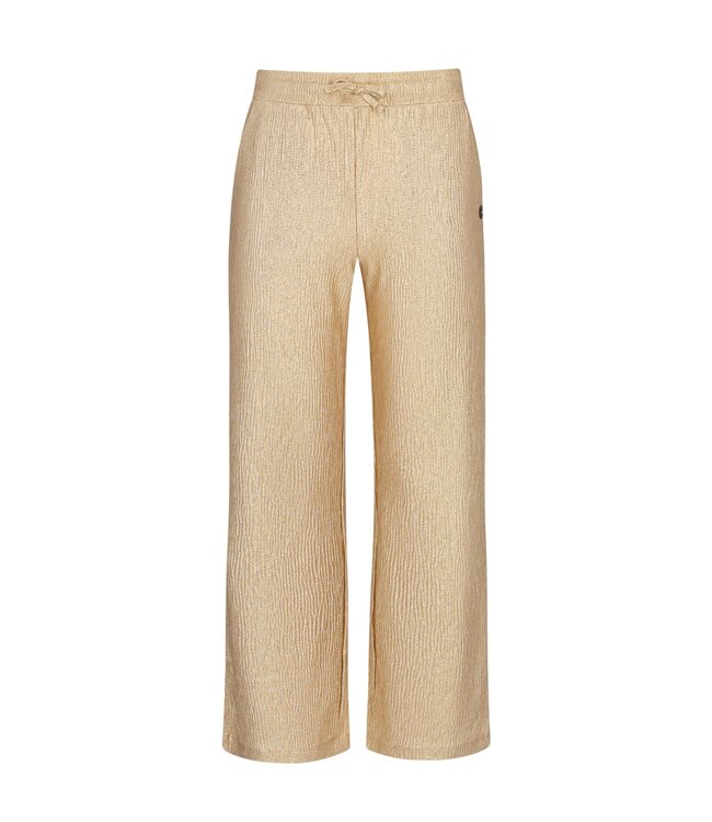 Like Flo winter straight leg broek meisjes - goud - Fenya - metallic