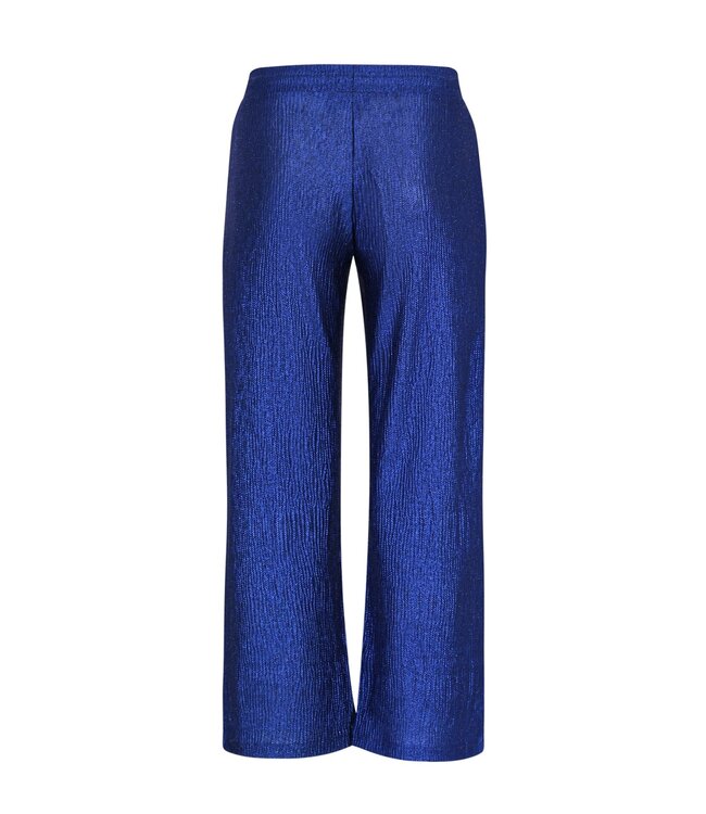 Like Flo winter straight leg broek meisjes - blauw - Fenya - metallic