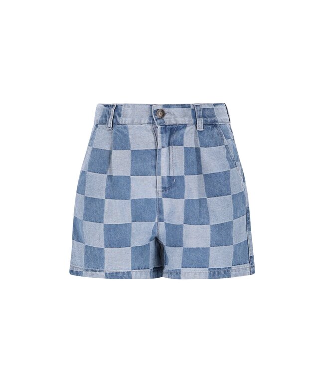 Like Flo winter short meisjes - blauw - Fini - geweven