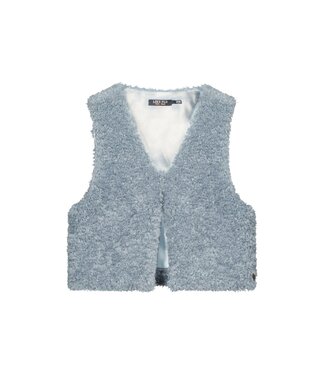 Like Flo winter gilet meisjes - blauw - Diam - fur