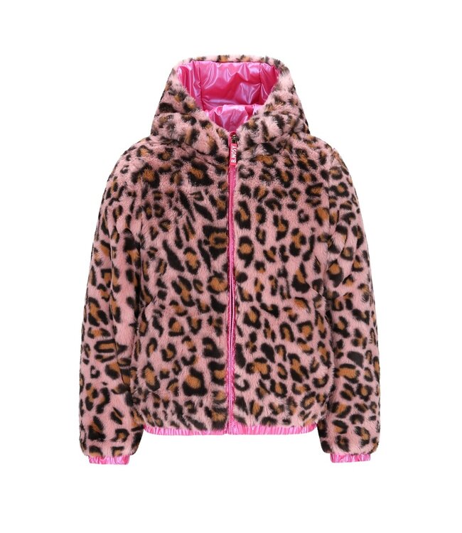 B.Nosy winter winterjas meisjes - roze - Joy - reversible