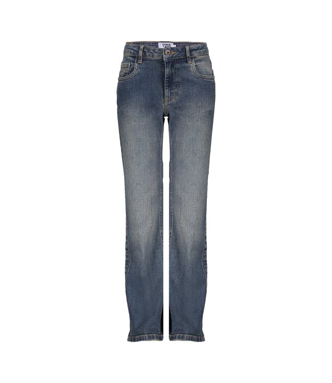 Frankie & Liberty winter jeansbroek meisjes - blauw - bootcut fit