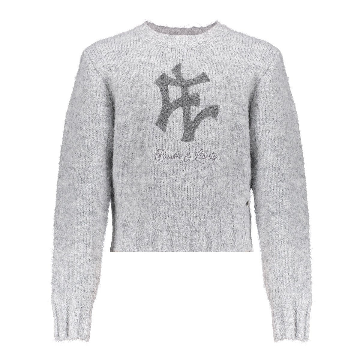 Frankie & Liberty winter sweater meisjes - grijs - NY afbeelding