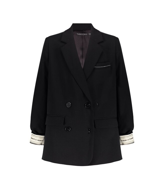 Frankie & Liberty winter blazer meisjes - zwart