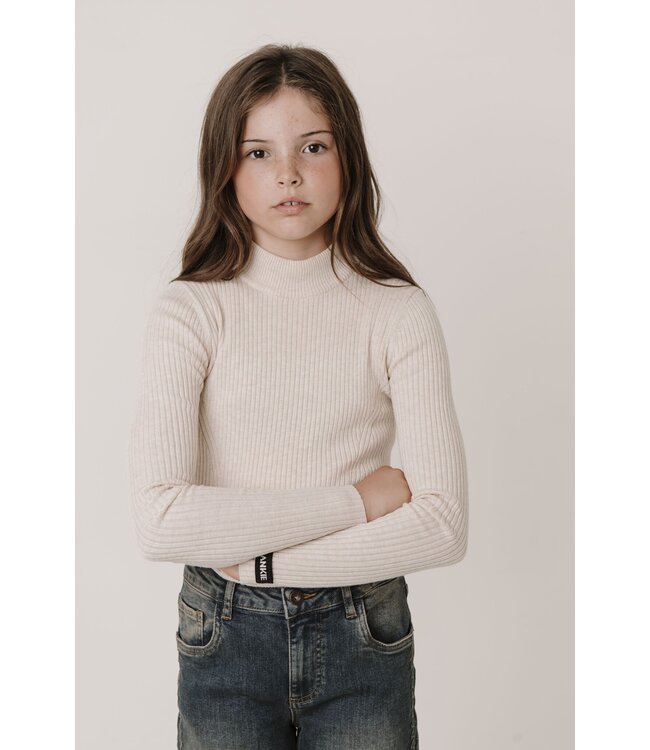 Frankie & Liberty winter turtle neck trui meisjes - creme