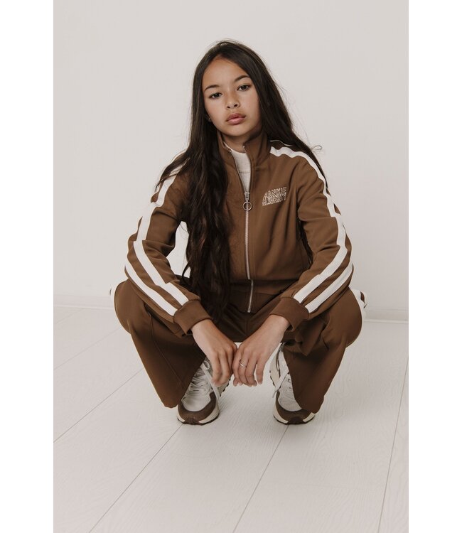 Frankie & Liberty winter traningsbroek meisjes bruin