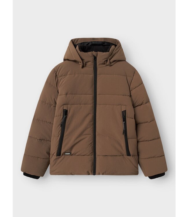 Name it winter winterjas jongens - grijs - puffer - NkmMelvin