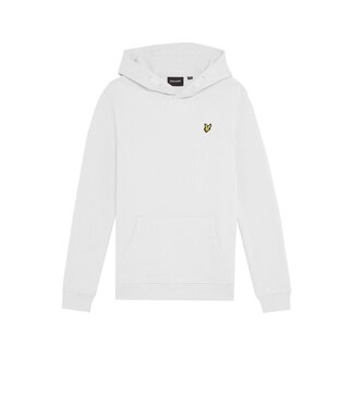 Lyle & Scott winter hoodie jongens - wit