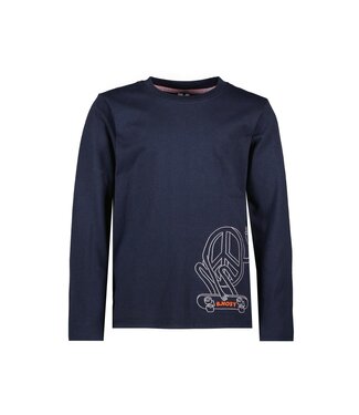 B.Nosy winter t-shirt jongens - navy blauw - Trevor - longsleeve