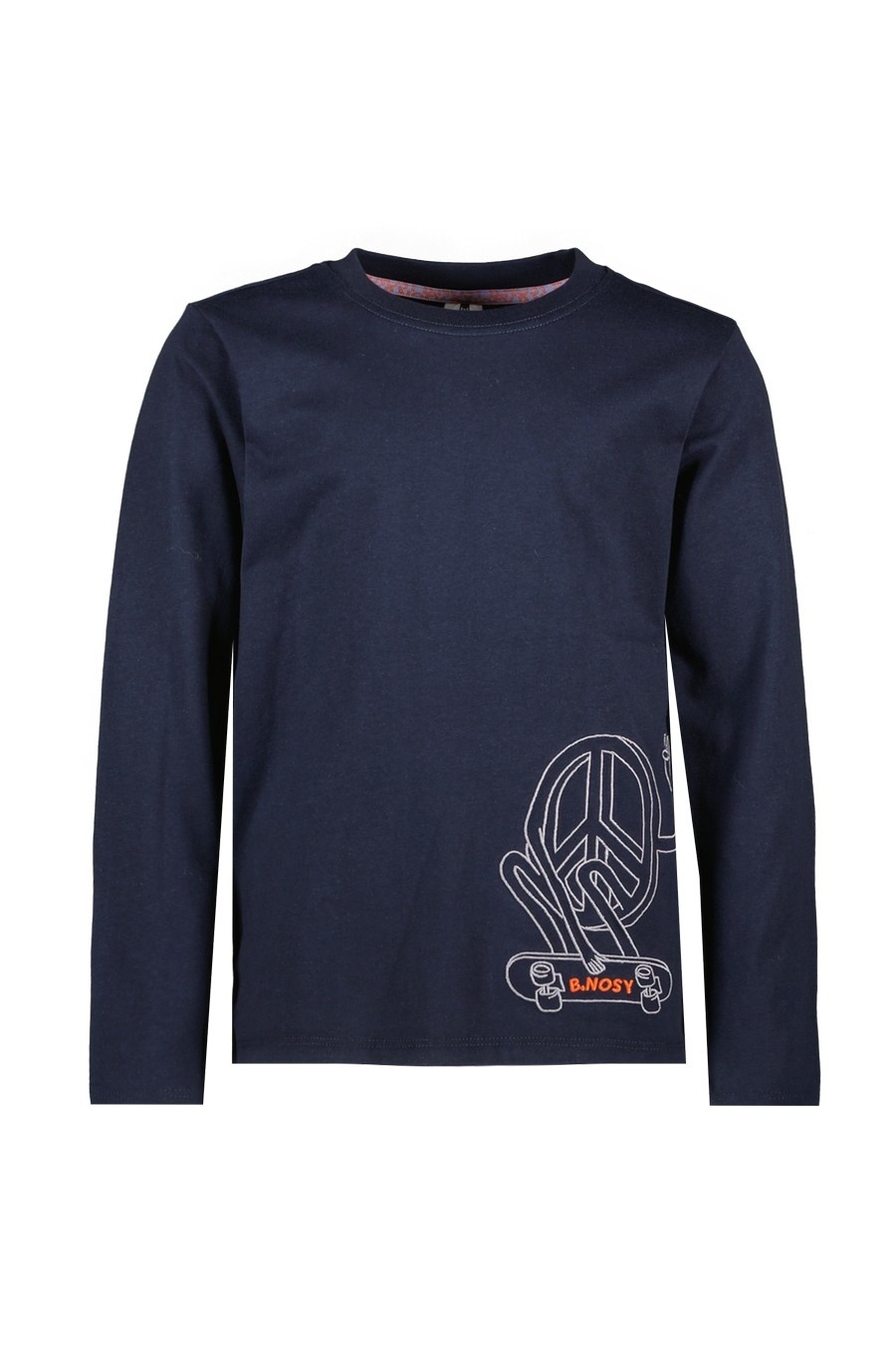 B.Nosy winter t-shirt jongens - navy blauw - Trevor - longsleeve afbeelding