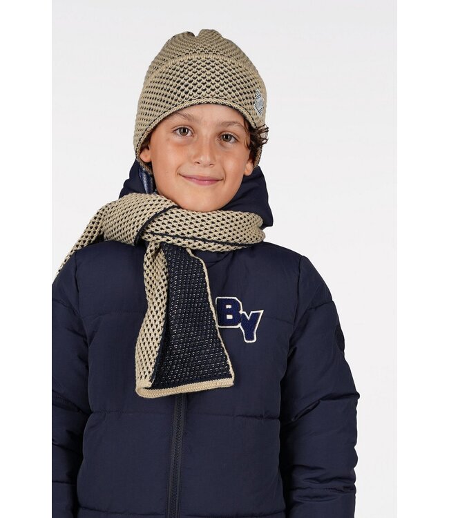 B.Nosy winter muts en sjaal jongens - navy blauw - Adrian