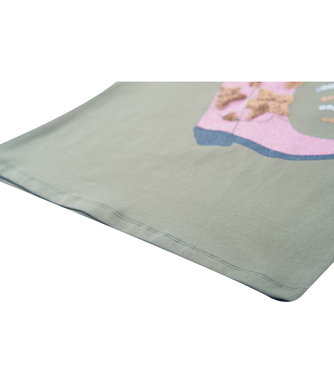 Someone winter t-shirt meisjes - khaki groen - longsleeve - Daphne