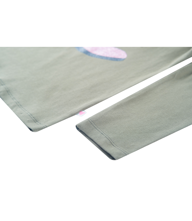 Someone winter t-shirt meisjes - khaki groen - longsleeve - Daphne