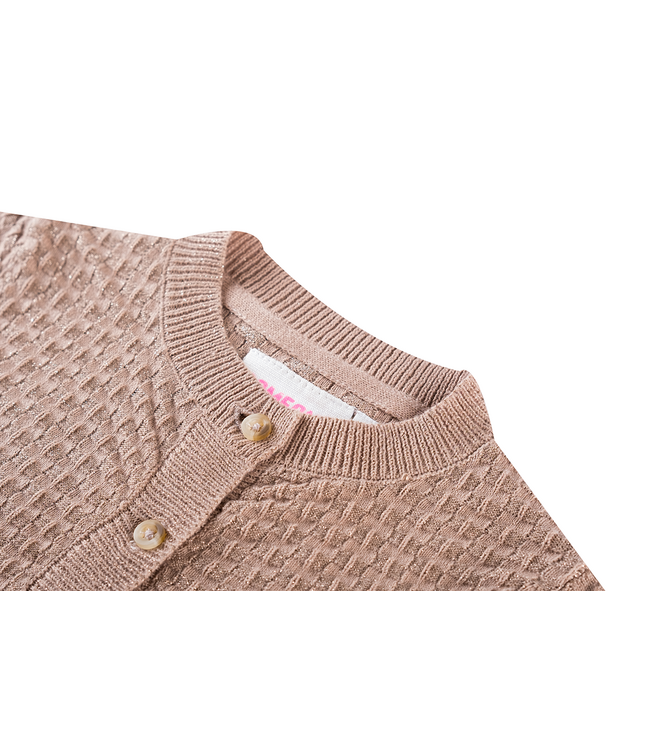 Someone winter gilet meisjes - donker beige - longsleeve - Elsie
