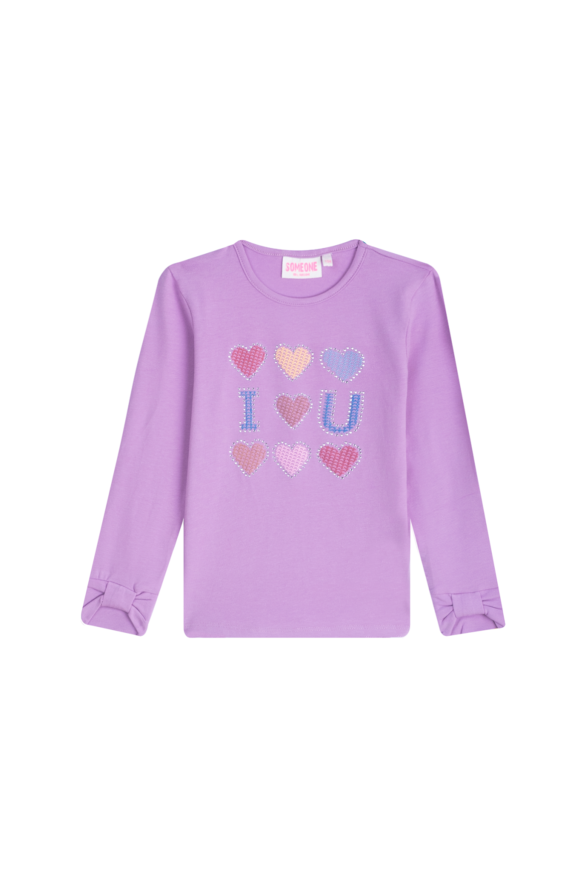 Someone winter t-shirt meisjes - paars - longsleeve - Fauve afbeelding