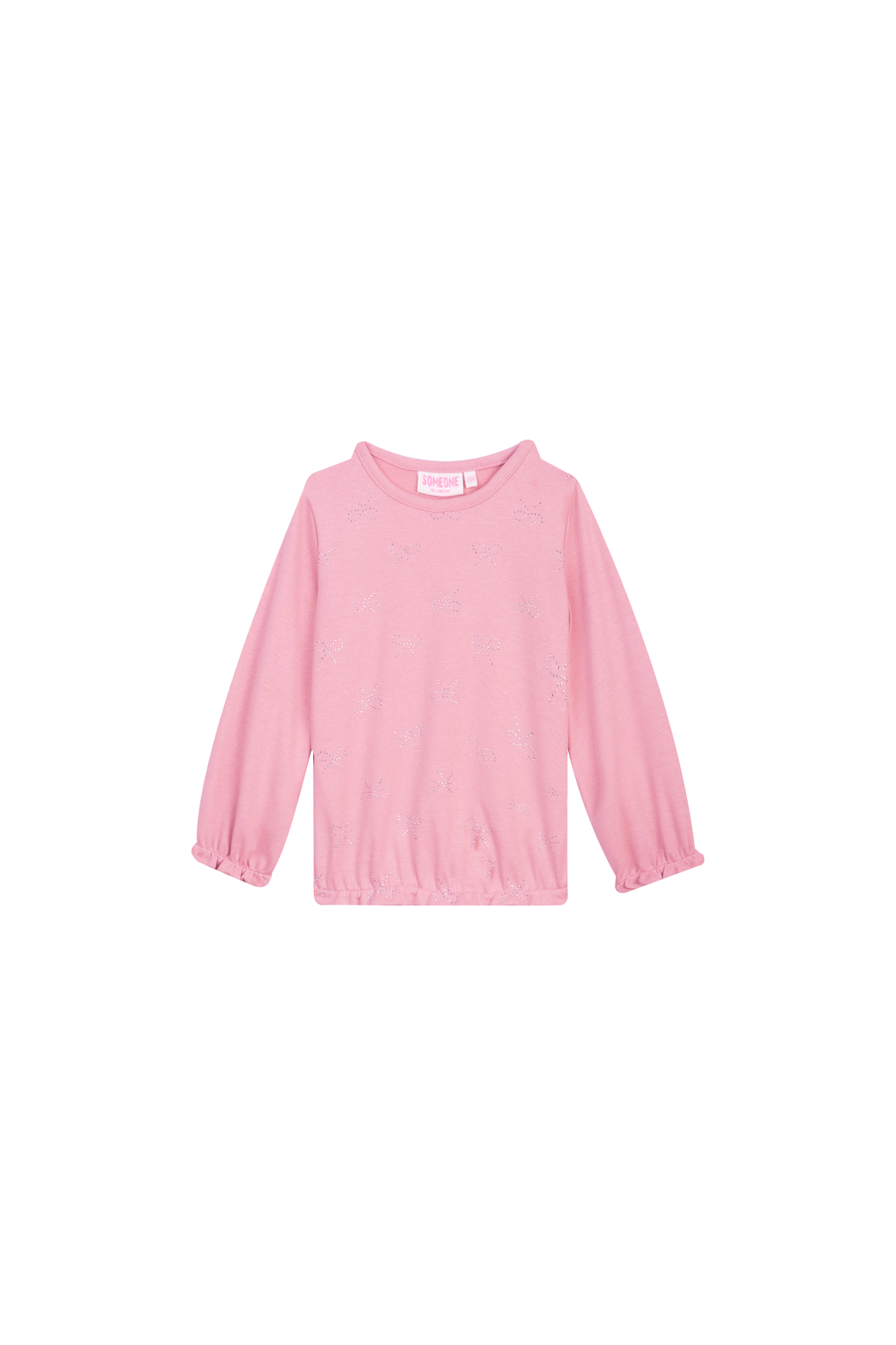 Someone winter t-shirt meisjes - licht roze - Lizanne afbeelding