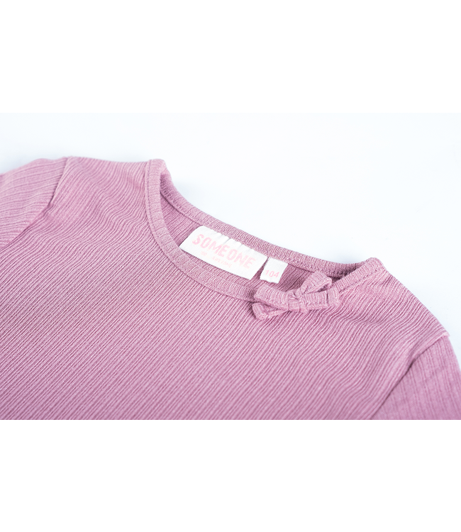 Someone winter t-shirt meisjes - licht paars - Lizanne