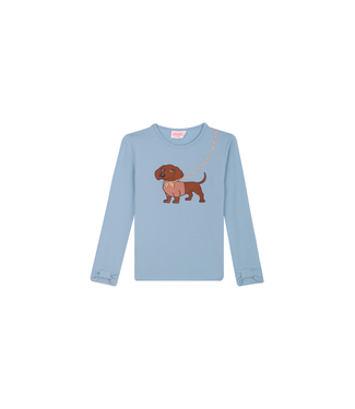 Someone winter t-shirt meisjes - blauw - Lizanne