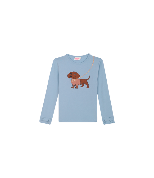 Someone winter t-shirt meisjes - blauw - Lizanne