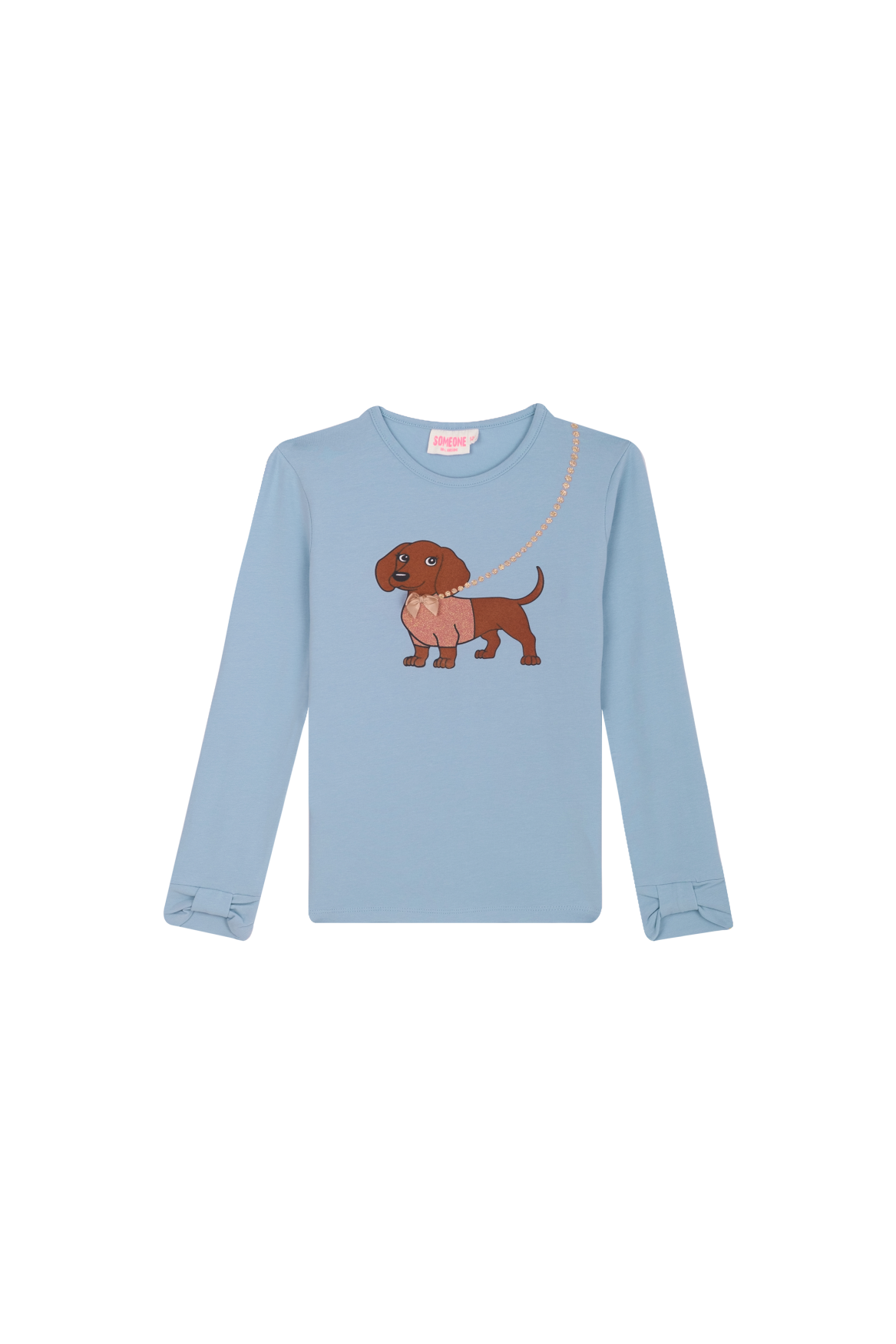 Someone winter t-shirt meisjes - blauw - Lizanne afbeelding
