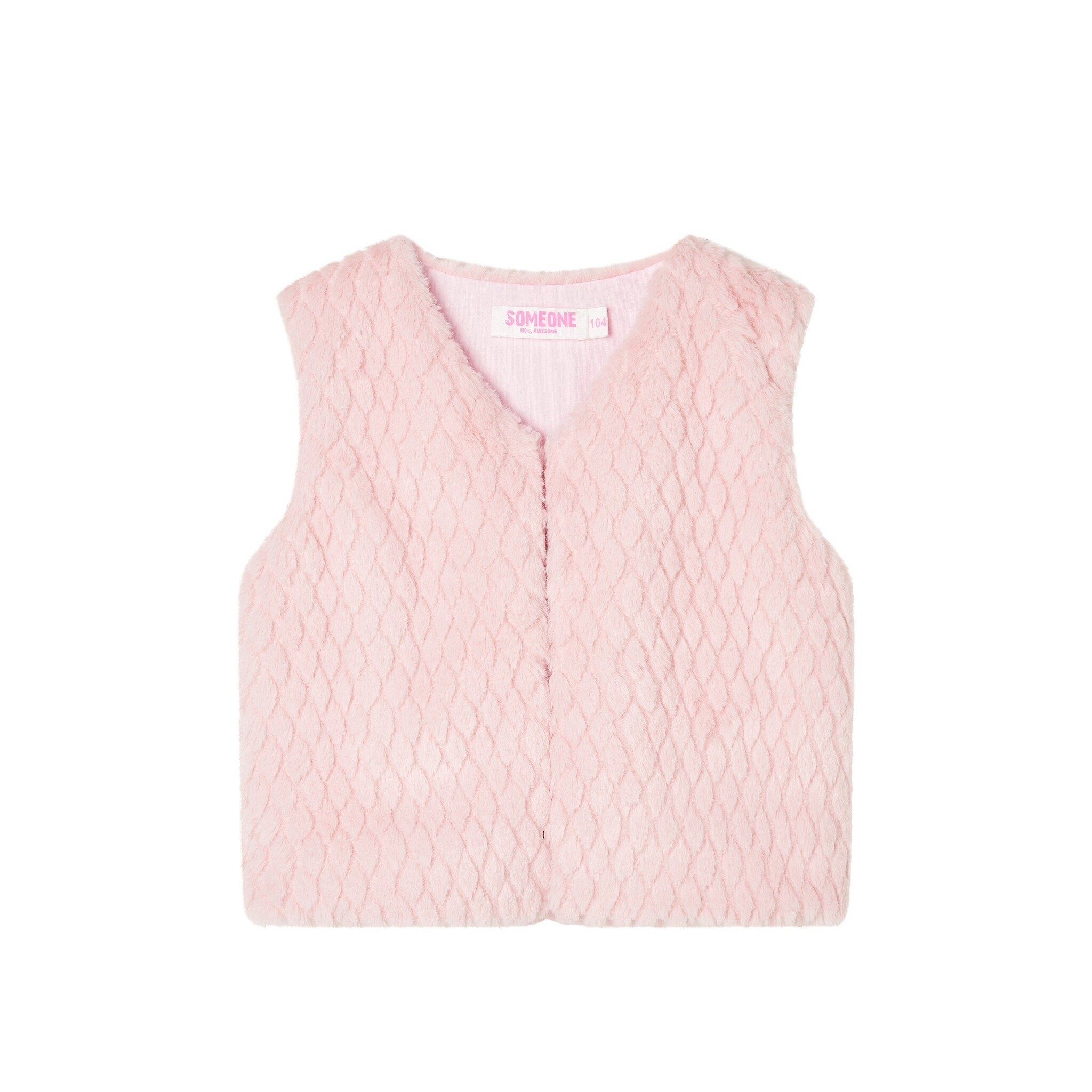 Someone winter gilet meisjes - licht roze - Lizanne afbeelding
