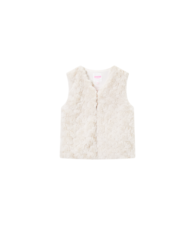 Someone winter gilet meisjes - donker beige - Nel