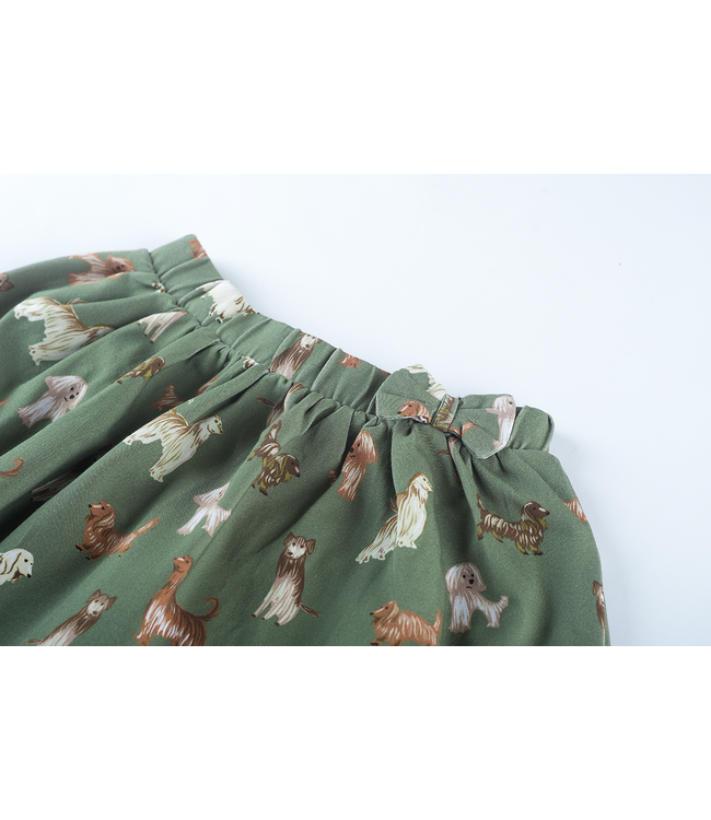 Someone winter rok meisjes - khaki groen - Nel