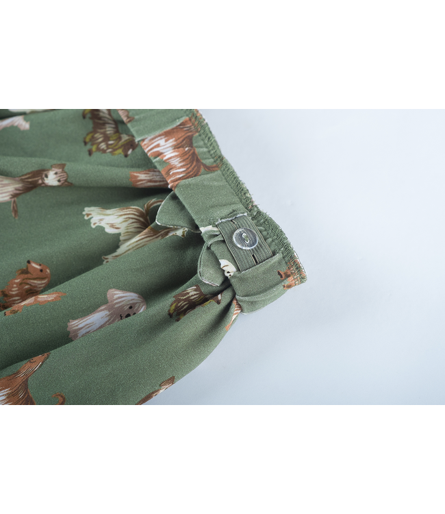 Someone winter rok meisjes - khaki groen - Nel