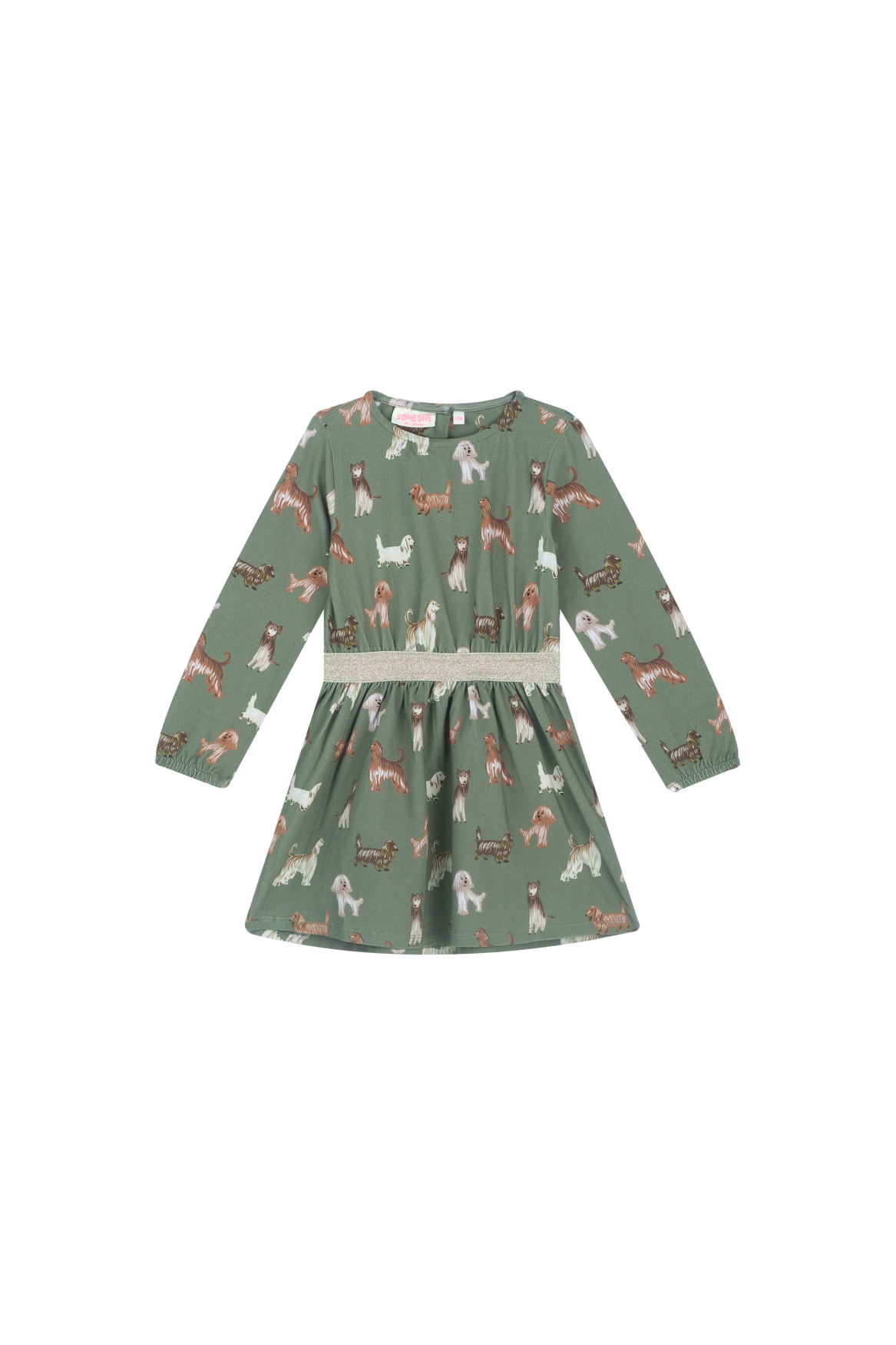 Someone winter jurk meisjes - khaki - Nel afbeelding