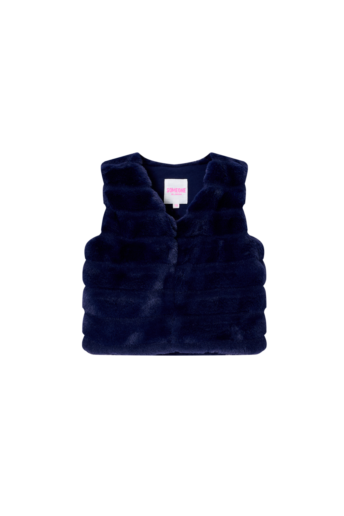 Someone winter gilet meisjes - navy blauw - Scottie afbeelding
