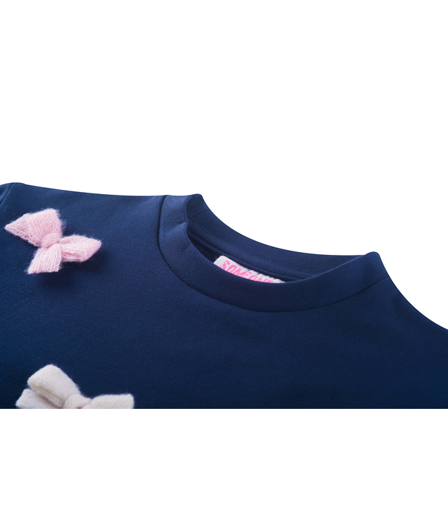 Someone winter sweater meisjes - navy blauw - Talia
