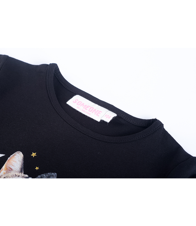 Someone winter t-shirt meisjes - zwart - longsleeve - Willa