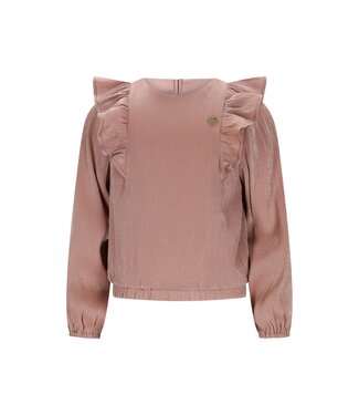 Le Chic winter blouse meisjes - bruin/rood - Every