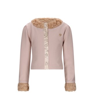 Le Chic winter vest  meisjes - zacht bruin - Orleans - bontrand