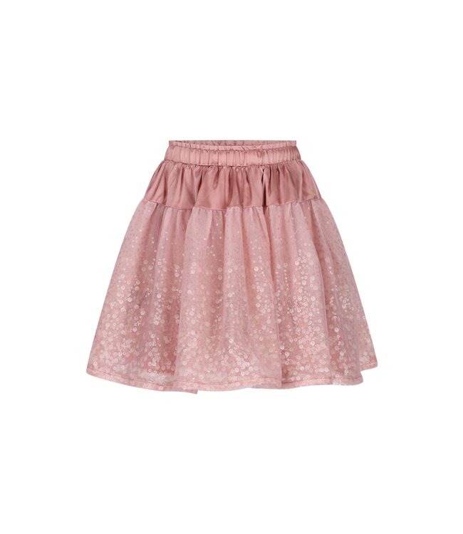 Le Chic winter rok meisjes - roze - Trust - pailletten