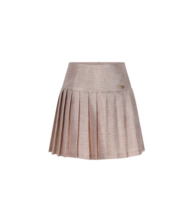 Le Chic winter rok meisjes - goud - Twinny - geplooid, glitter