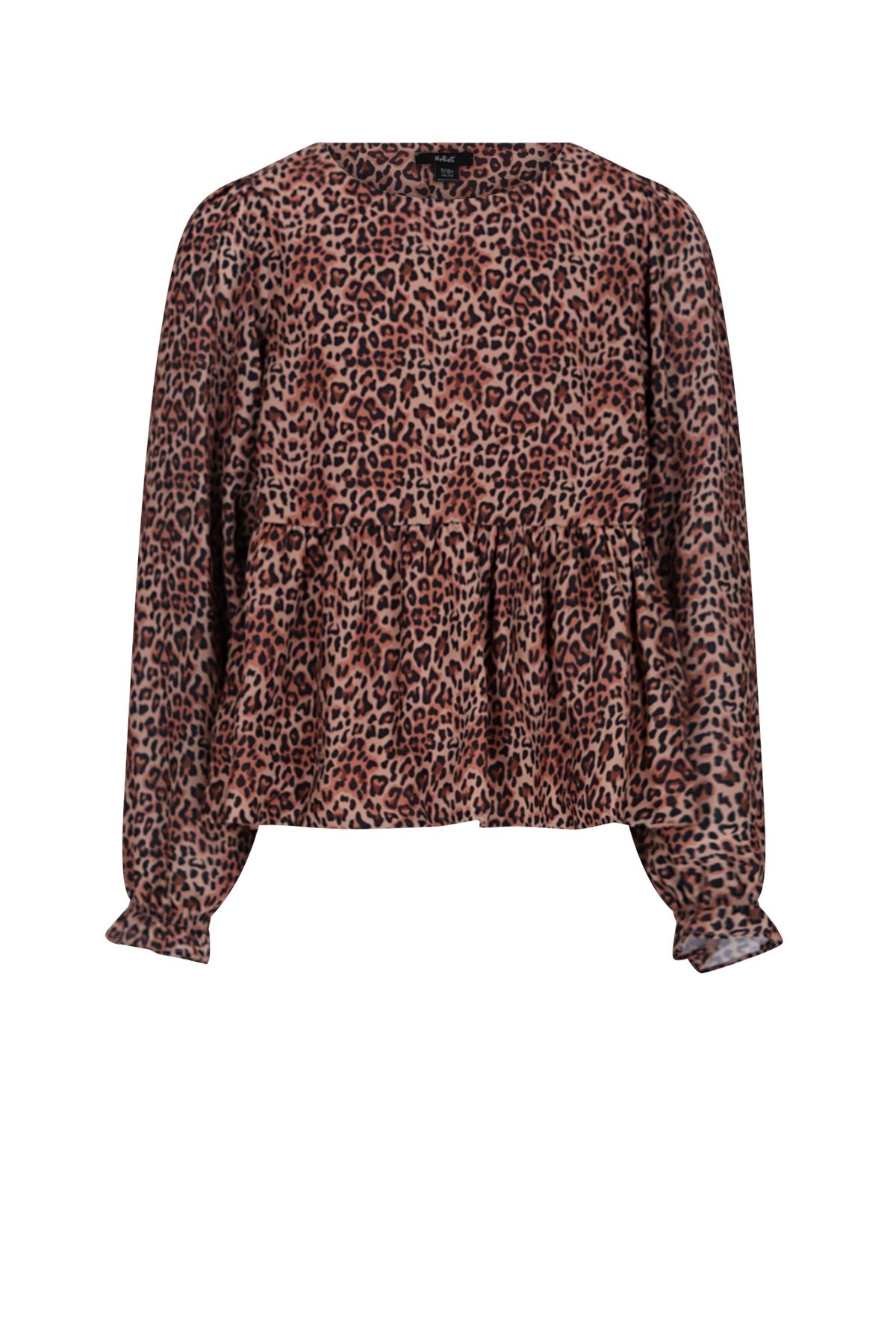 NoBell winter blouse meisjes - bruin - Tess afbeelding