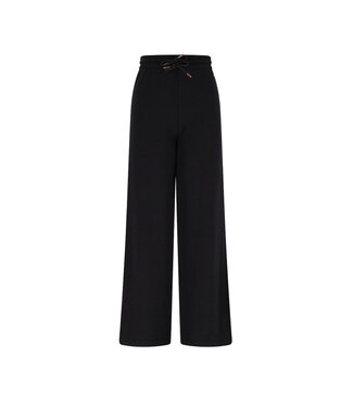 NoBell winter wide leg broek meisjes - zwart - Sally - rib