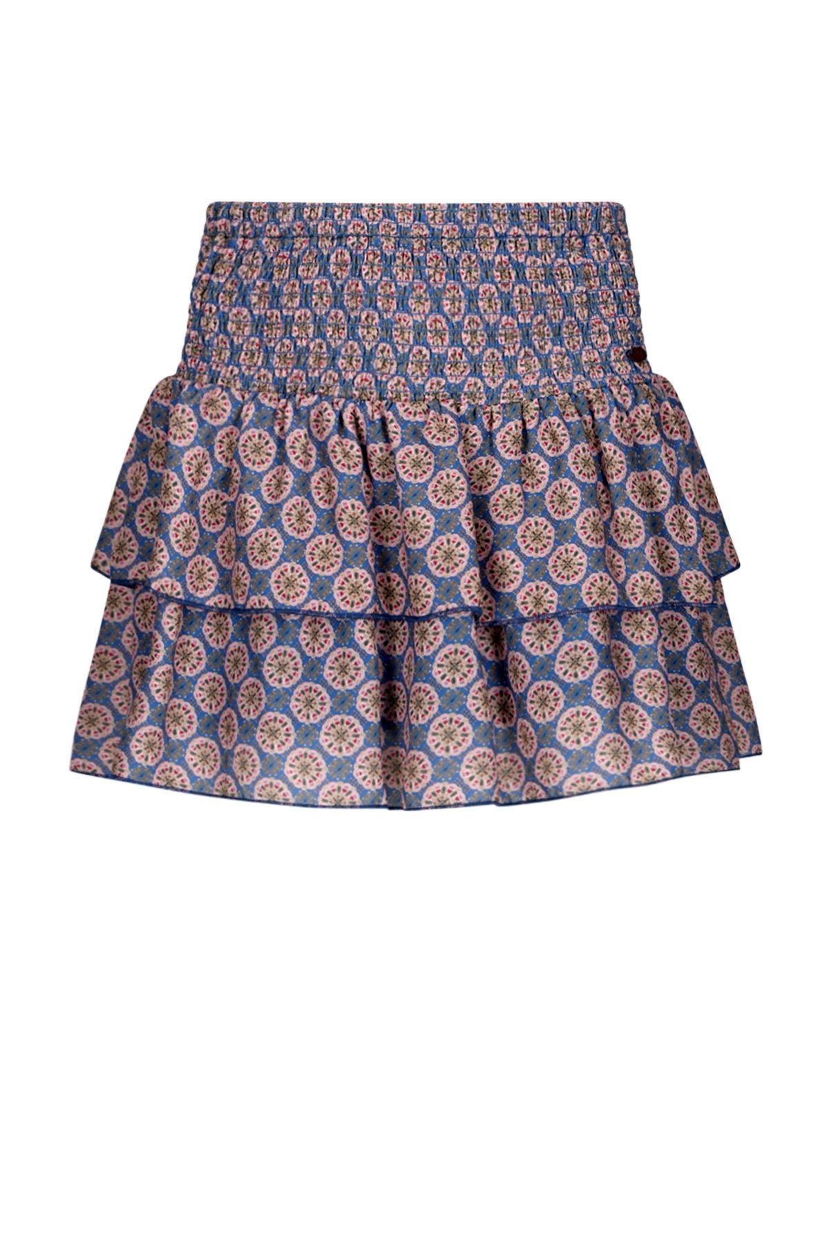 NoBell winter rok meisjes - blauw - Nika - smocked, laagjes afbeelding
