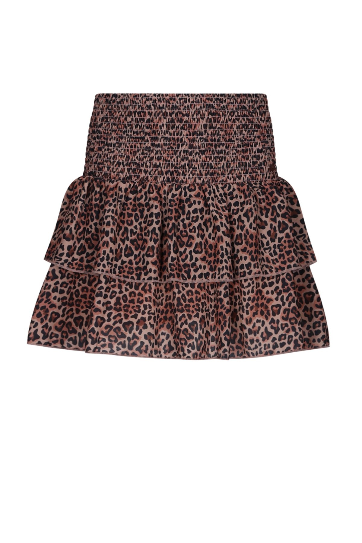 NoBell winter rok meisjes - bruin - Nika - smocked, laagjes afbeelding