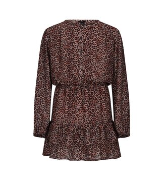NoBell winter jurk meisjes - bruin - Mayal