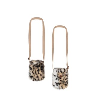 NoBell winter tas meisjes - bruin - Bag - animal fur